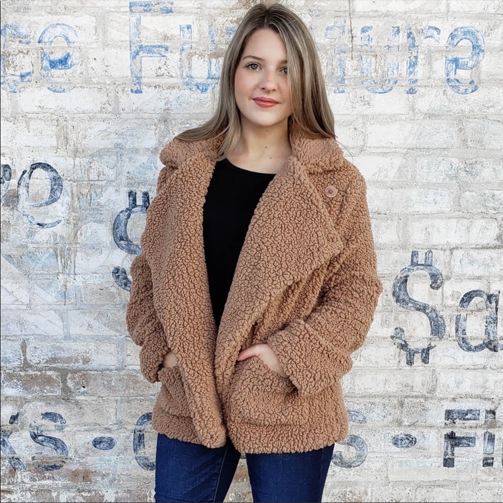 Sherpa Oversized Teddy Coat